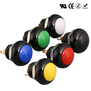 HBAN สวิตช์ปุ่มกดโดมพลาสติกสีฟ้า12มม. กันน้ำ IP68ได้รับการรับรองจาก CE UL สำหรับการควบคุมทางการแพทย์อุตสาหกรรมอาหารและอุตสาหกรรม - Product Image 5