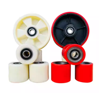 Roues électriques remplaçables de cric de palette en nylon en caoutchouc pour le camion de palette