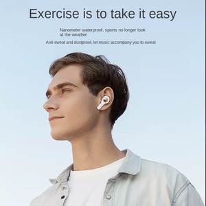 New Arrikey Chainini Smart Touch Headphones with Microphone Wcar Keychainrset for Men LED Smart Mobile Phones <strong>Bluetooth</strong> Wireless - Product Image 5