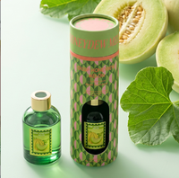 Diffuseur de parfum d'ambiance en verre rond à épaule inclinée, 100 ml, avec revêtement par pulvérisation, pour la maison, OEM