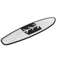 Planche de surf transparente avec pagaie pour Yoga, 3M