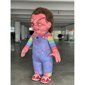 <span class=keywords><strong>Costume</strong></span> Gonfiabile Mascotte di CHUCKY <span class=keywords><strong>Serie</strong></span> TV Cartoni Animati per Pubblicità e Spettacoli - Product Image 1