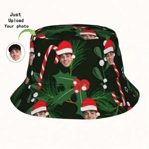 Sombrero de Pescador Personalizable de Alta Calidad, Regalo Perfecto de Navidad para Hombres, Mujeres y Amigos, con Diseño de Dibujos Animados - Product Image 2