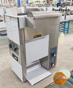 เครื่องทำเบอร์เกอร์อัตโนมัติแบบสายพานลำเลียงแนวตั้ง เกรดเชิงพาณิชย์ ยี่ห้อเบอร์เกอร์ปรินซ์ แคสเซิล สำหรับทำเบอร์เกอร์แบบเป็นชุดๆ พร้อมเครื่องปิ้งขนมปังแบบแมคโดนัลด์ - Product Image 4
