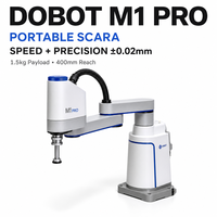Bras robotisé SCARA DOBOT M1 Pro 4 axes 1,5 kg 400 mm, cobot industriel portable de bureau avec capteurs de sécurité pour l'automatisation