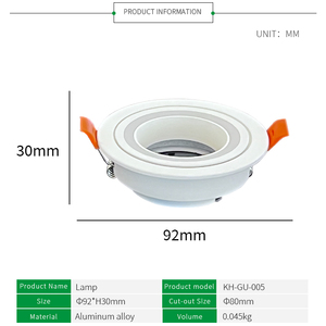 Hiện đại Mộc mạc Hợp kim nhôm chống chói Chụp đèn cho khách sạn & nhà trần ánh sáng bọc bột kết thúc dễ dàng cài đặt - Product Image 6
