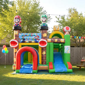Château <span class=keywords><strong>gonflable</strong></span> pour enfants, parc de jeux <span class=keywords><strong>gonflable</strong></span>, château <span class=keywords><strong>gonflable</strong></span> Mario, toboggan, château <span class=keywords><strong>gonflable</strong></span> commercial pour enfants - Product Image 1
