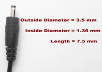 USB zu DC Stromladekabel 5V DC3.5*1.35mm Netzteiladapter Kabelverbinder USB-Verlängerungskabel
