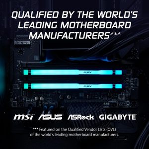 Memoria RAM para Ordenador de Escritorio King <span class=keywords><strong>FURY</strong></span> <span class=keywords><strong>Beast</strong></span> <span class=keywords><strong>RGB</strong></span> de 32 GB, 6400 MT/s, DDR5, CL32 |   AMD EXPO |   Módulo Individual - Product Image 4