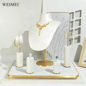 WEIMEI - Expositor de Joyería Personalizable de Microfibra de Lujo para Anillos, Aretes y Collares - Product Image 1