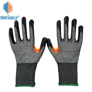 NMSHIELD 21 ölçer A8 ince ve hafif Anti kesim direnci köpük nitril eldiven anti-kesme ultra-ince iş eldivenleri
