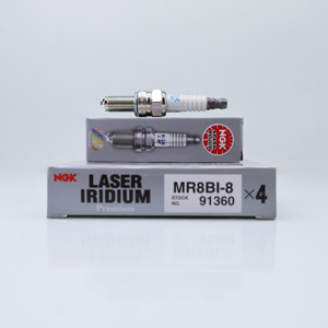 Bougie d'allumage pour moto GENUINE NGK MR8BI-8/91360 IRIDIUM OE 1A010638 - pour <span class=keywords><strong>Vespa</strong></span> Spring, <span class=keywords><strong>Piaggio</strong></span> Liberty 150, Guzzi V85 - Product Image 1