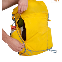 Sac à dos de randonnée haute capacité pour sports de plein air, en nylon imperméable et léger, idéal pour l'escalade, le camping et la randonnée, avec poche d'hydratation