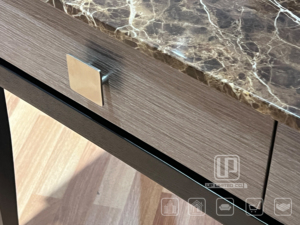 New Product Promotion With <b>Drawer</b> Italian Style <b>Small</b> Bedside Table Marble Slab Surface Wooden Bedside Table <b>Small</b> Bedside Table - Product Image 4