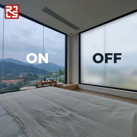 Película de Vidrio Inteligente PDLC Autoadhesiva, Conmutable, a Prueba de Explosiones, con Aislamiento Térmico y Control Remoto para Ventanas de Hotel