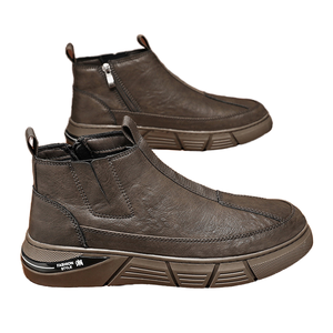 Zapatillas de Lona Modernas para Hombre, Personalizadas por el Proveedor, de Marca, Suaves, Cómodas, Transpirables, con Suela Gruesa, Estilo Slip-On, Parte Superior de PU - Product Image 1
