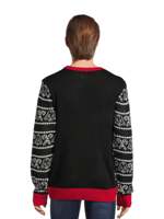 Pull-over tricoté pour homme en nylon/coton, respirant et à séchage rapide, avec design unique pour Noël et l'hiver, idéal pour la vente en gros et la personnalisation OEM.