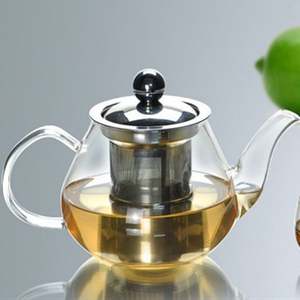 Juego de Tetera de Vidrio de Borosilicato de Alta Calidad, Resistente al Calor, Hecho a Mano, Ecológico, con Infusor para Café y Té, Venta al Por Mayor OEM - Product Image 2