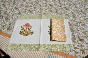 Modern Style Pure Cotton <b>Table</b> Napkin Cloth for Dinner Multi Printed Size 50 * 50 cm Handmade Napkin's for Living <b>Dinning</b> - Product Image 6