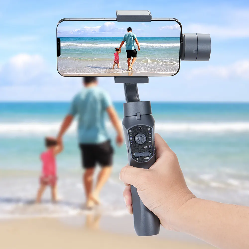 Smartphone Handheld Gimbal Stabilizers Selfie Stick Expandable Auto Shooting Phone Gimbal Camera Stabilizer