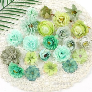 <span class=keywords><strong>ดอก</strong></span>ไม้ประดิษฐ์งานประดิษฐ์สำหรับงานแต่งงานบ้านห้องนั่งเล่น<span class=keywords><strong>ดอก</strong></span>ไม้ผ้าไหมเทียมสีเขียวแบบทำมือ - Product Image 2
