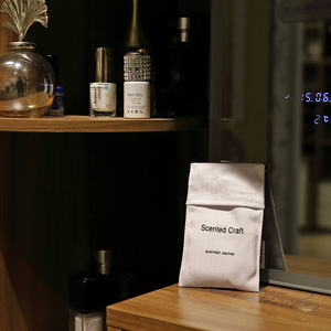 Bustina di lino profumata quadrata bianca nera più venduta borsa profumata profumata profumata per la casa - Product Image 6