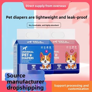 Pañales <span class=keywords><strong>para</strong></span> Mascotas al por Mayor, en Paquetes con Diseño de Dibujos Animados, Ligeros, Transpirables, a Prueba de Fugas, de Alta Absorción, <span class=keywords><strong>para</strong></span> Perros Machos y Hembras - Product Image 4
