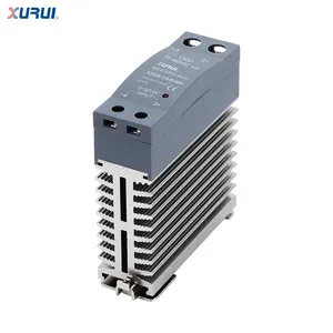 Din Rail Mount SSR Relay With Heat Sink DA / AA 40AMP Module AC Solid State Relay