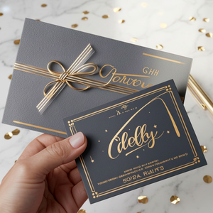 Customized Coated Paper Business Card Game Gift Card Laser Printing QR Code Personalized Custom Logo Holiday Style Promotional