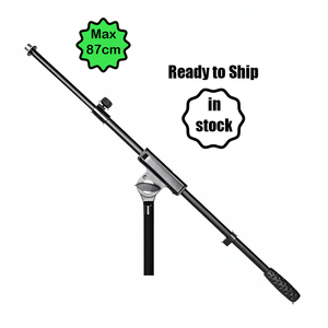<span class=keywords><strong>Bras</strong></span> <span class=keywords><strong>de</strong></span> microphone télescopique réglable Yinyu MSA010 48-87 cm avec filetage 3/8 pour l'enregistrement audio professionnel - Product Image 1