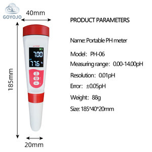 <span class=keywords><strong>Portable</strong></span> <span class=keywords><strong>ph</strong></span> mètre <span class=keywords><strong>ph</strong></span> test penmètre acidité mètre 0.01 valeur affichage numérique <span class=keywords><strong>ph</strong></span> test stylo - Product Image 2