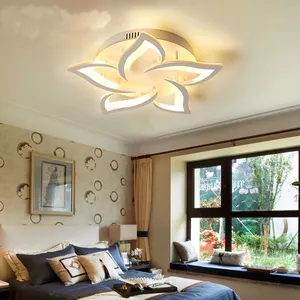Plafonnier moderne LED art 18 tête lustre 220V 108W décoration de maison de luxe