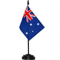 Drapeau de fanion de table de coupe chaude personnalisé imperméable à l'eau tous les pays drapeau de table personnalisé toutes sortes de drapeau de table
