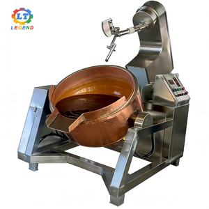 Approvisionnement direct d'usine |   Poêle à frire en cuivre de qualité supérieure à prix d'usine avec système de mélange planétaire pour confiture et sauce, pot turc en cuivre - Product Image 3