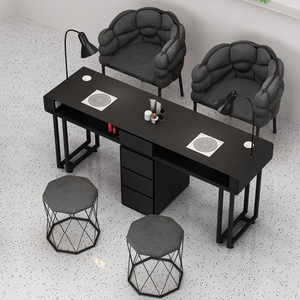 Mesa <span class=keywords><strong>de</strong></span> Manicura Moderna para Salón, Silla para Mesa Comercial <span class=keywords><strong>de</strong></span> <span class=keywords><strong>Uñas</strong></span>, Mesa para <span class=keywords><strong>Esteticista</strong></span> <span class=keywords><strong>de</strong></span> <span class=keywords><strong>Uñas</strong></span> - Product Image 1