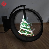 Ventilador Holográfico de Fábrica Original OEM ODM con Pantalla LED 3D y Cubierta Personalizada Redonda o Cuadrada