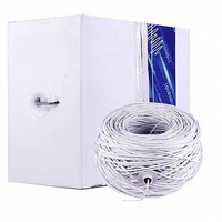 Câble réseau LAN Cat6 4 paires 8 conducteurs 23AWG en cuivre nu massif UTP LSZH 550 MHz 1000 Mbps Gigabit pour câblage de serveur de centre de données