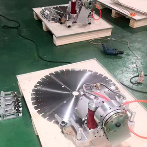Scie à mur en béton à moteur sans balais refroidi par eau haute fréquence 22KW 220V-380V avec profondeur de coupe de 500 mm HF22 Concret - Product Image 2
