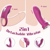 Control remoto multifuncional 10 frecuencias vibración parejas juguetes sexuales punto G usable mujeres vibrador con anillos para el pene Masculino