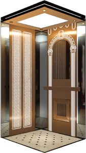 Ascenseur de passagers de style moderne 1000 kg avec entraînement AC et machine de traction sans engrenages pour utilisation dans un centre commercial de 10 étages - Product Image 2