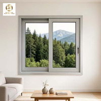 Ventanas Corredizas Horizontales de Aluminio con Diseño Personalizado, Aislamiento Acústico, Resistentes a Huracanes, NFRC AS2047, Construcción Prefabricada