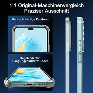 <span class=keywords><strong>Coque</strong></span> souple en silicone de luxe d'origine pour Huawei <span class=keywords><strong>Honor</strong></span> 200 <span class=keywords><strong>90</strong></span> 70 50 Pro <span class=keywords><strong>Lite</strong></span> 5G <span class=keywords><strong>Coque</strong></span> transparente antichoc en TPU - Product Image 4