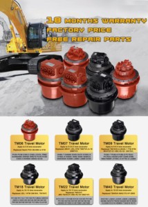 Motor de Desplazamiento GM05VA MSP04163A YC45 de la <span class=keywords><strong>Serie</strong></span> GM05 para NABTESCO - Product Image 4