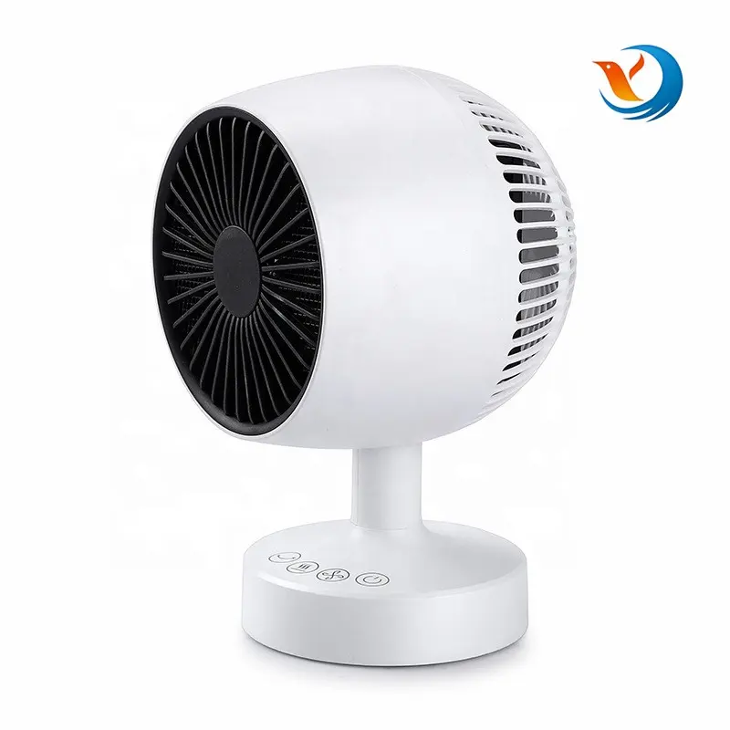 Latest 2 in 1 personal small Heater Fan Combo Desk Heating Cooling Fan 500W Mini Space Heater for Indoor Use Bedroom Home Office