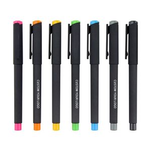 Bolígrafo de Gel Promocional Personalizado, Económico, de Plástico Naranja con Logotipo, Multicolor, para Oficina/Escuela/Regalo - Product Image 3