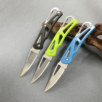 CF628R Çok Renkli Anahtarlık Küçük Bıçak Günlük Taşıma Öz Savunma Bıçağı Katlanır Cep Bıçağı İpli Kutu Açacağı