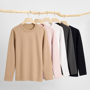 Maglie <span class=keywords><strong>in</strong></span> <span class=keywords><strong>pile</strong></span> da <span class=keywords><strong>donna</strong></span> all'ingrosso a girocollo a maniche lunghe, top morbidi e leggeri, <span class=keywords><strong>camicia</strong></span> casual autunnale da <span class=keywords><strong>donna</strong></span> - Product Image 5