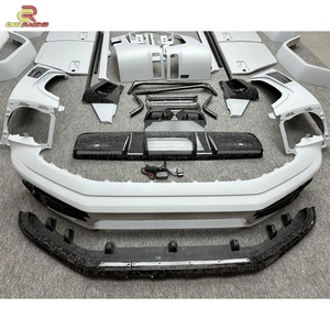 Kit de Carrocería de Fibra de Carbono Seca Semiforjada Estilo Mansori con Parachoques, Capó y Alerón para Mercedes Benz Clase G W464 G63 AMG G500 - Product Image 4