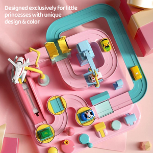 LEZA BABY 2026 Nouveauté : Ensemble <span class=keywords><strong>de</strong></span> Jeu Éducatif Aventure Spatiale pour <span class=keywords><strong>Enfants</strong></span> – Voiture Inertiale Coulissante avec Circuit et Parking pour Garçons et Filles - Product Image 6