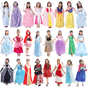Costume di Halloween per Bambine, Abito da Principessa Frozen, Tema Fata dei Fiori, Gonna in Poliestere - Product Image 5